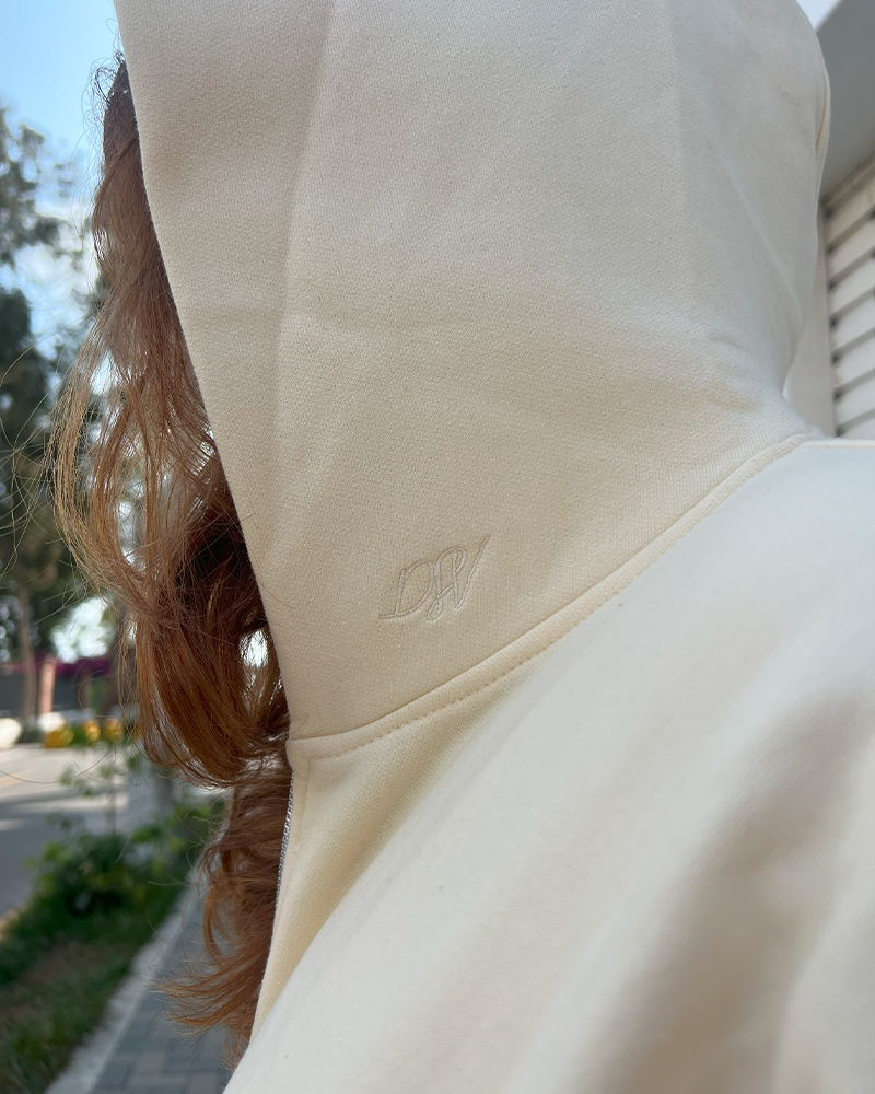 YELLOW DOUBLE ZIP HOODIE®