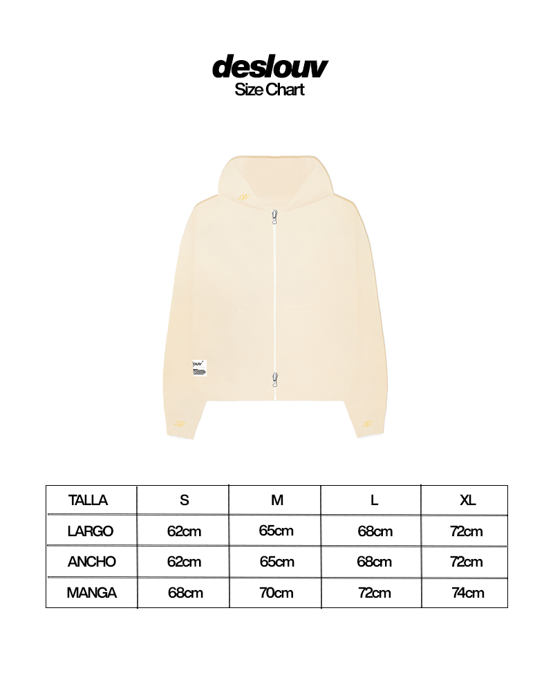 YELLOW DOUBLE ZIP HOODIE®