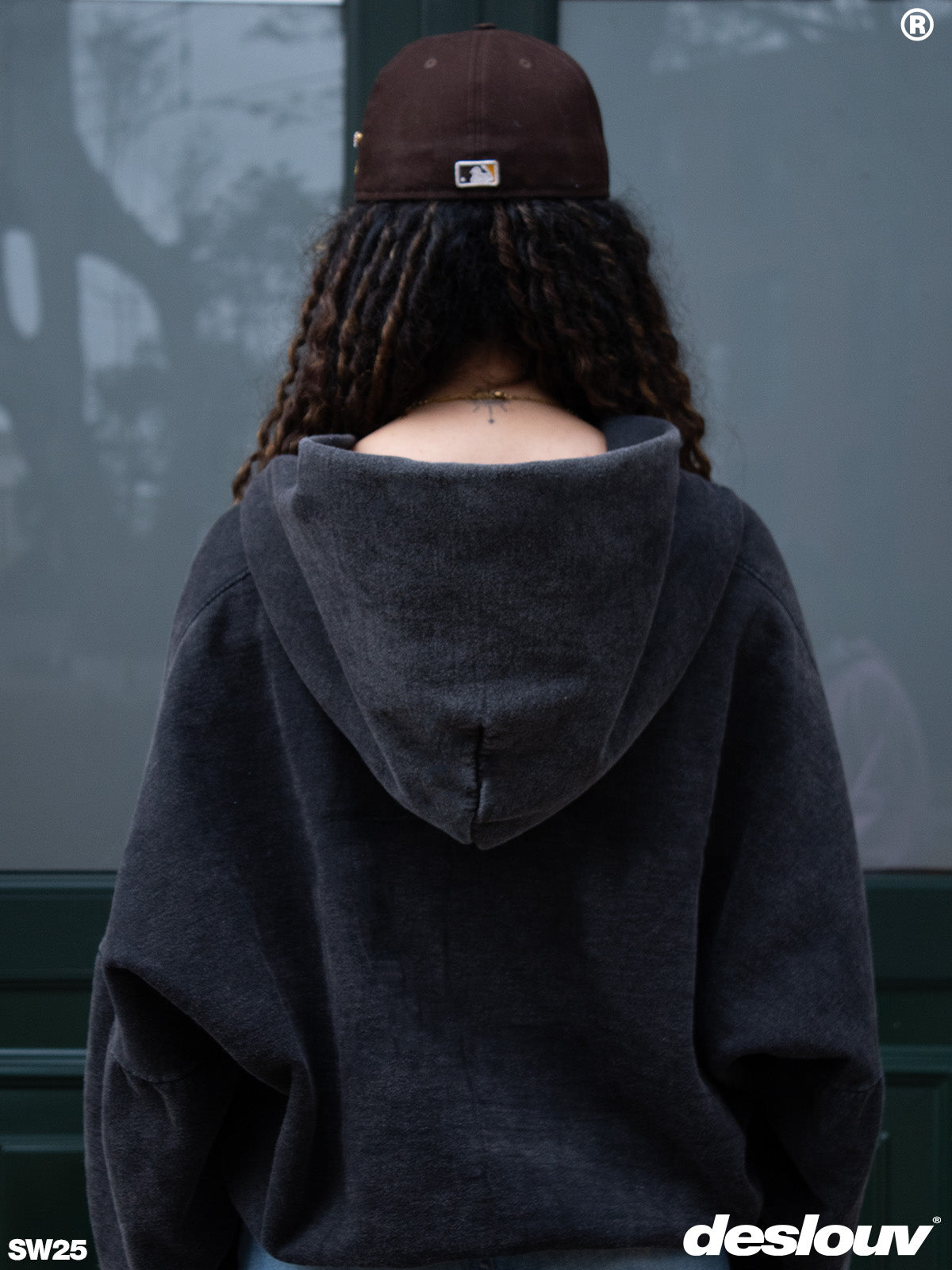 ZIP HOODIE VINTAGE BLACK®