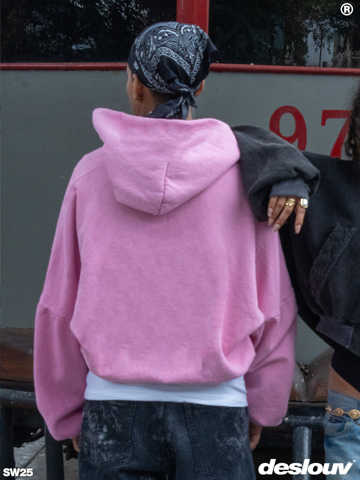 ZIP HOODIE VINTAGE PINK®