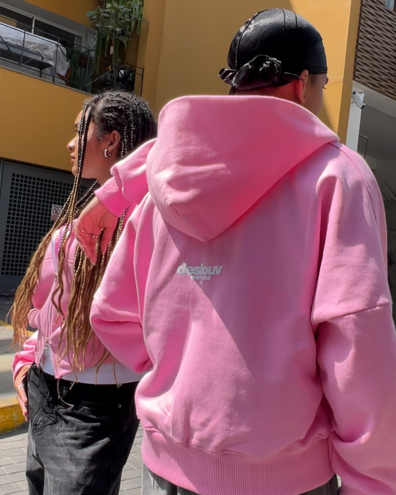 Zip Hoodie Vintage Pink®