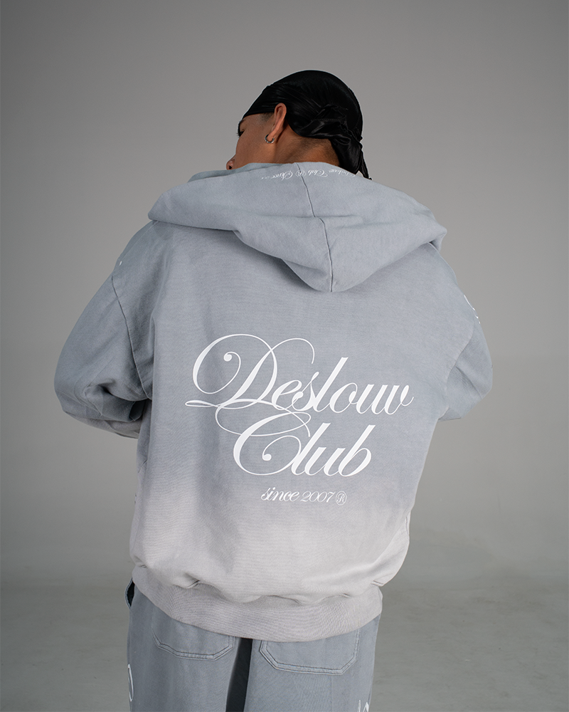 CLUB® ZIP HOODIE FADED GRAY