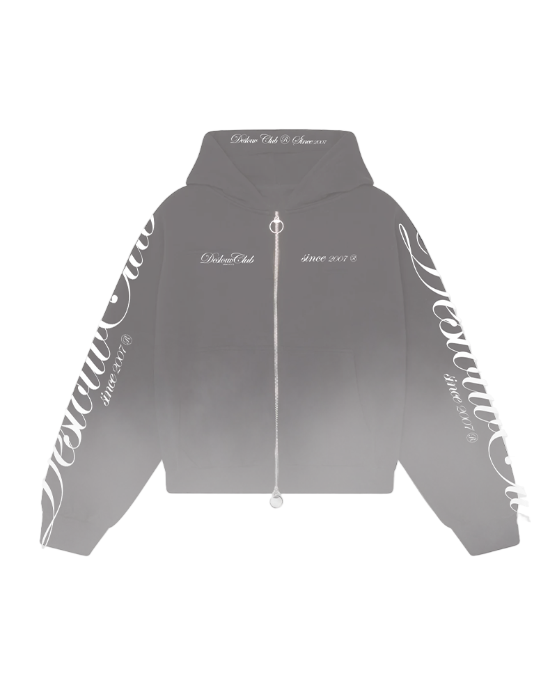 CLUB® ZIP HOODIE FADED GRAY