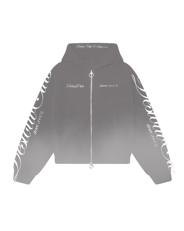 CLUB® ZIP HOODIE FADED GRAY