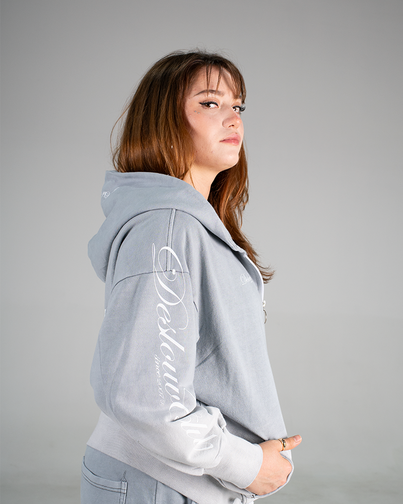 CLUB® ZIP HOODIE FADED GRAY