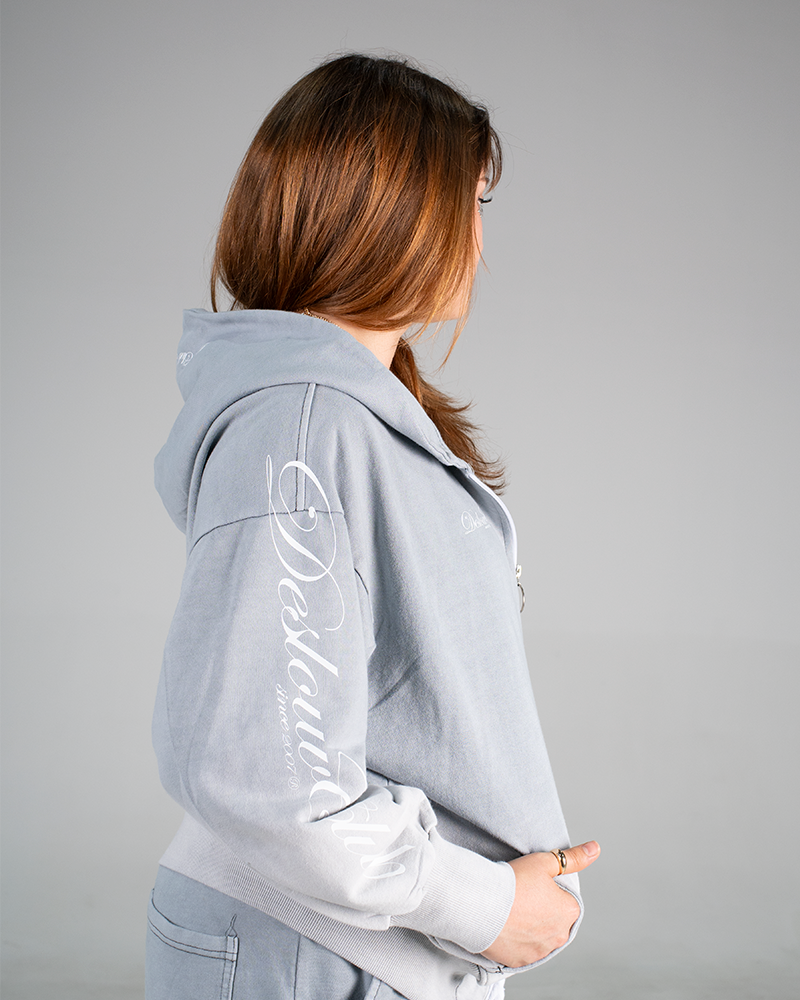 CLUB® ZIP HOODIE FADED GRAY