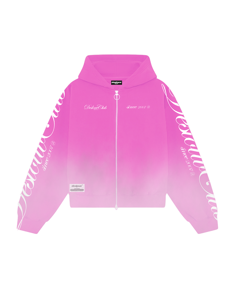 CLUB® ZIP HOODIE FADED PINK