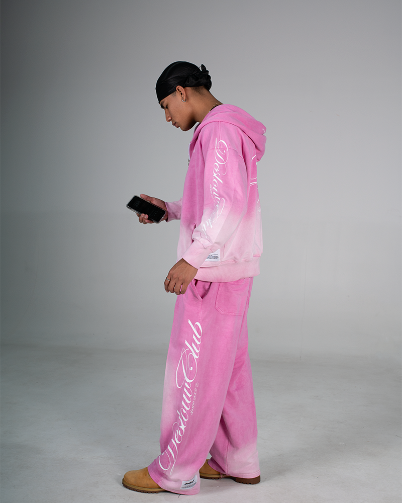 CLUB® ZIP HOODIE FADED PINK