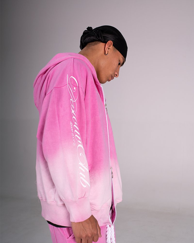 CLUB® ZIP HOODIE FADED PINK