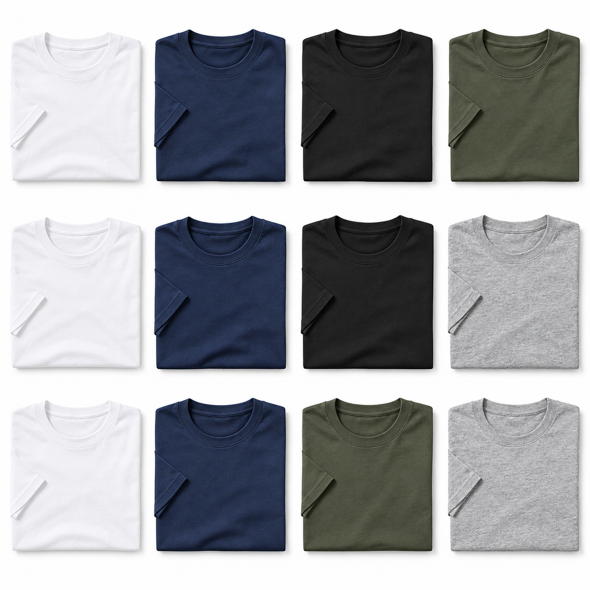 PACK DE 12 POLOS CREW NECK