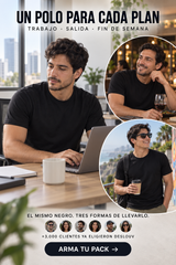 PACK PIMA T-SHIRTS™ (Corte Muscular)