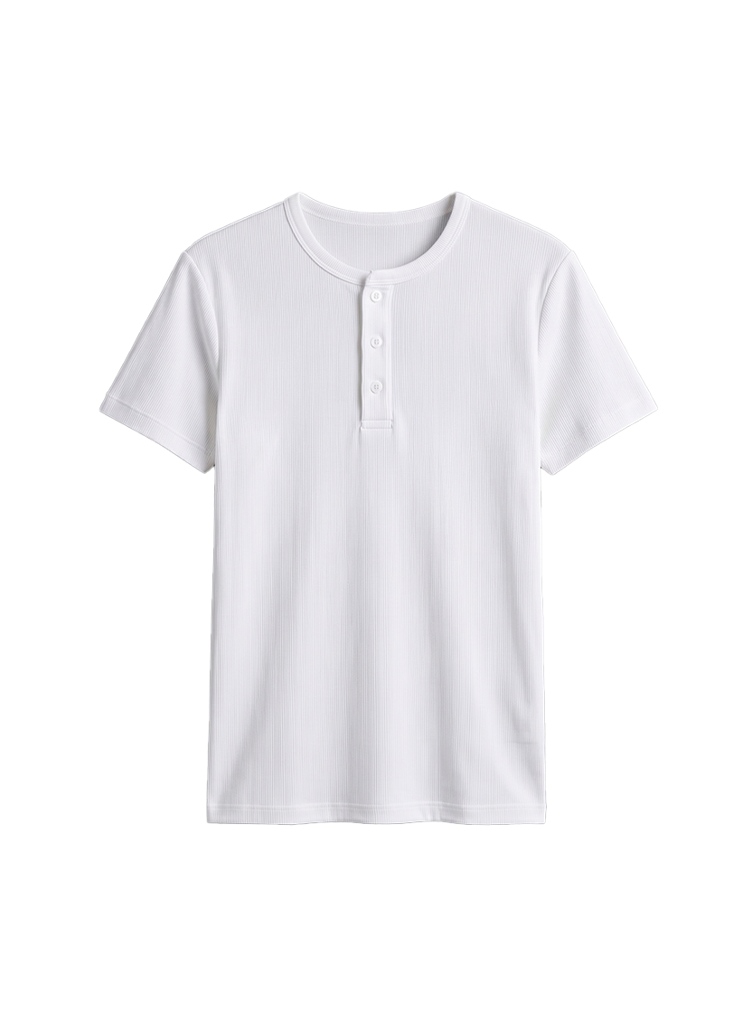 WHITE PIMA HENLEY®