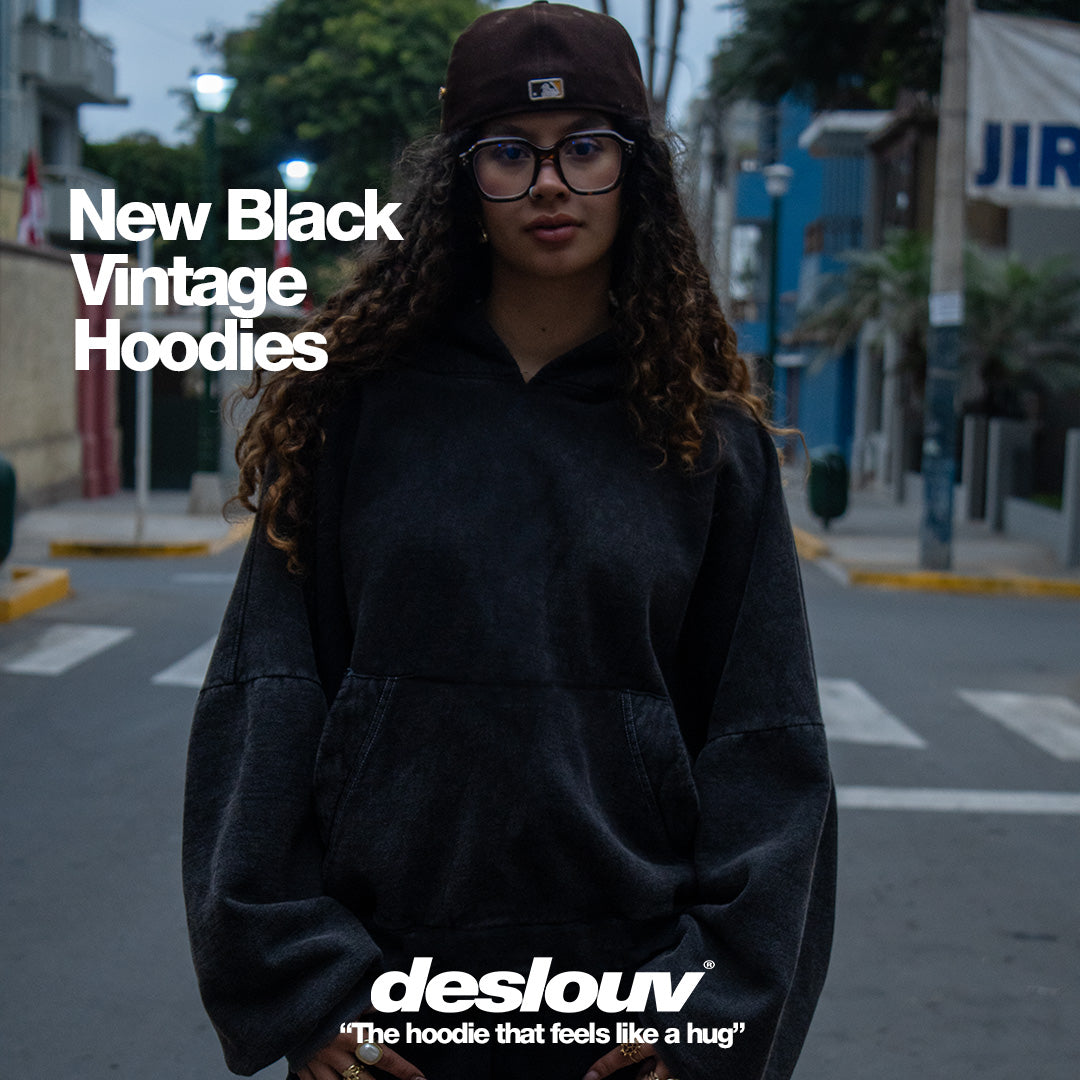 HOODIE VINTAGE BLACK®