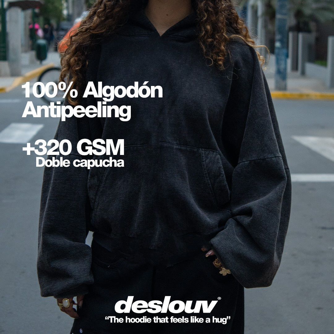 HOODIE VINTAGE BLACK®
