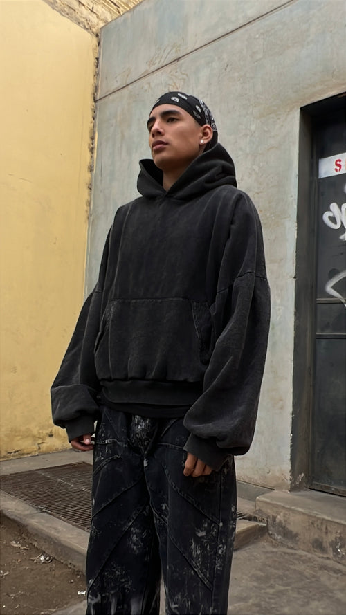 HOODIE VINTAGE BLACK®