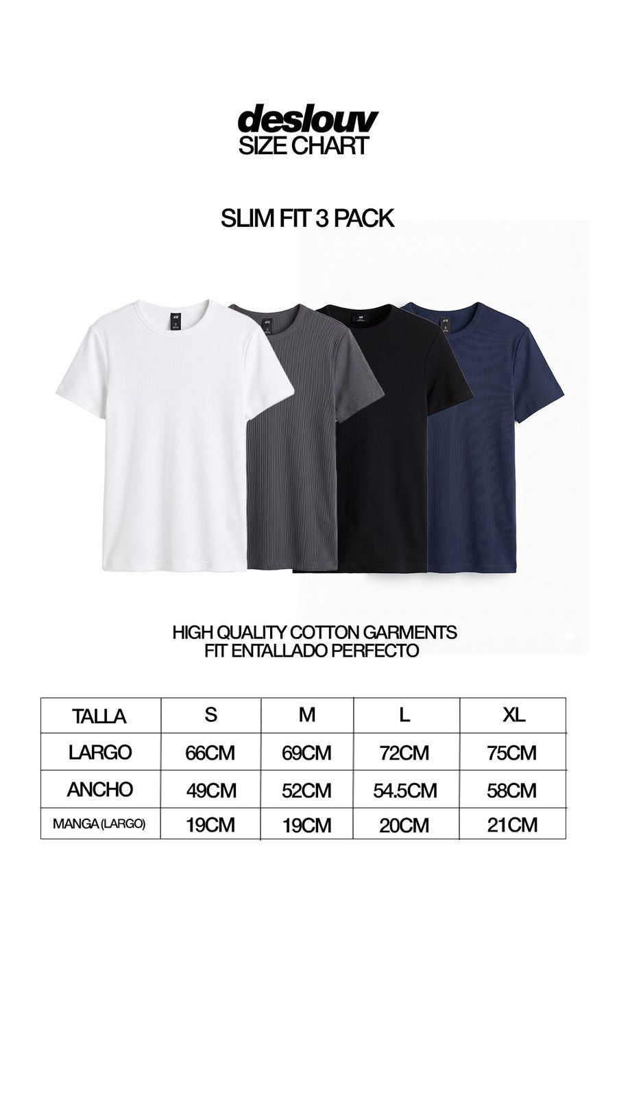PACK 3 T-SHIRT PIMA