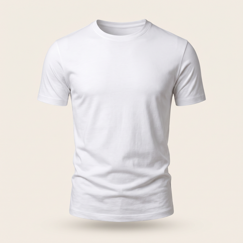 Crew Neck Tee White