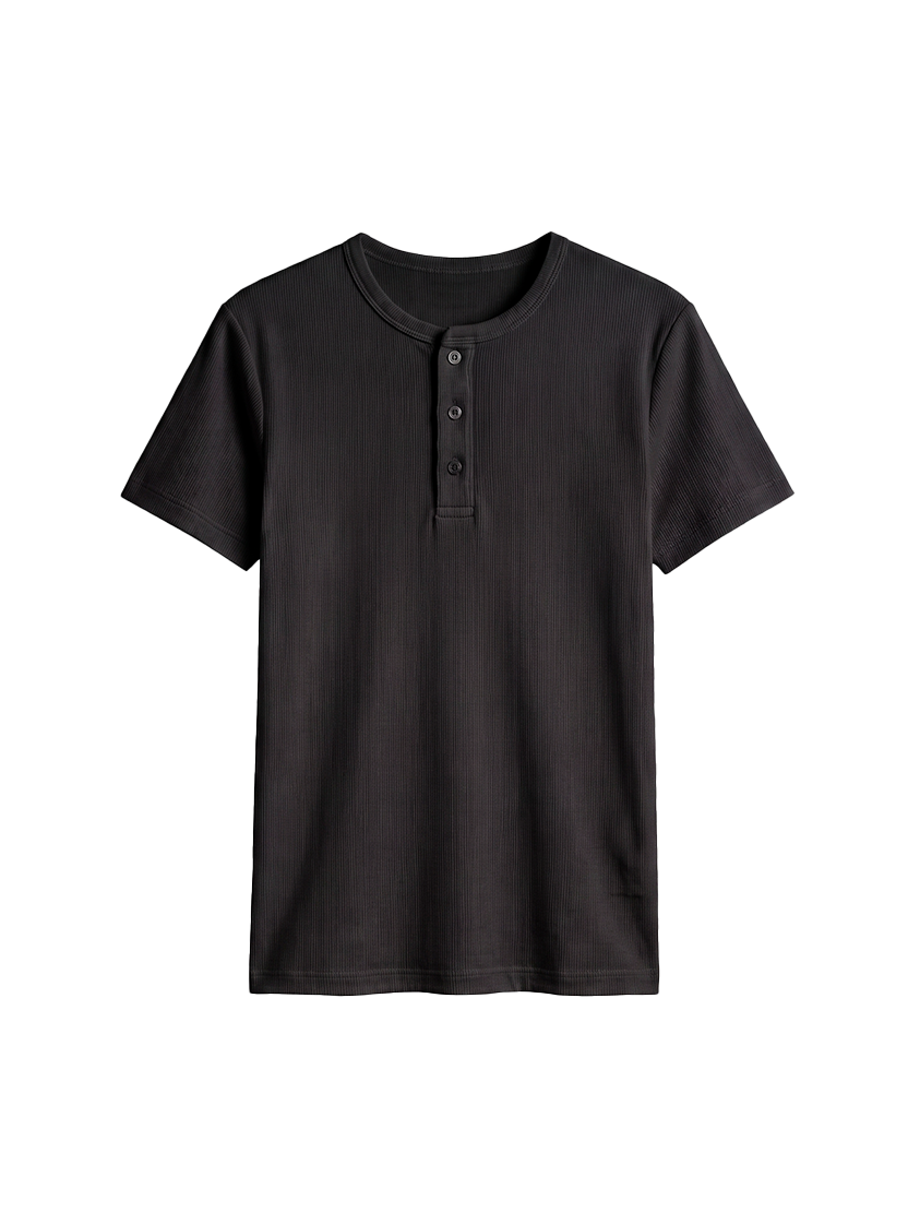 BLACK PIMA HENLEY®