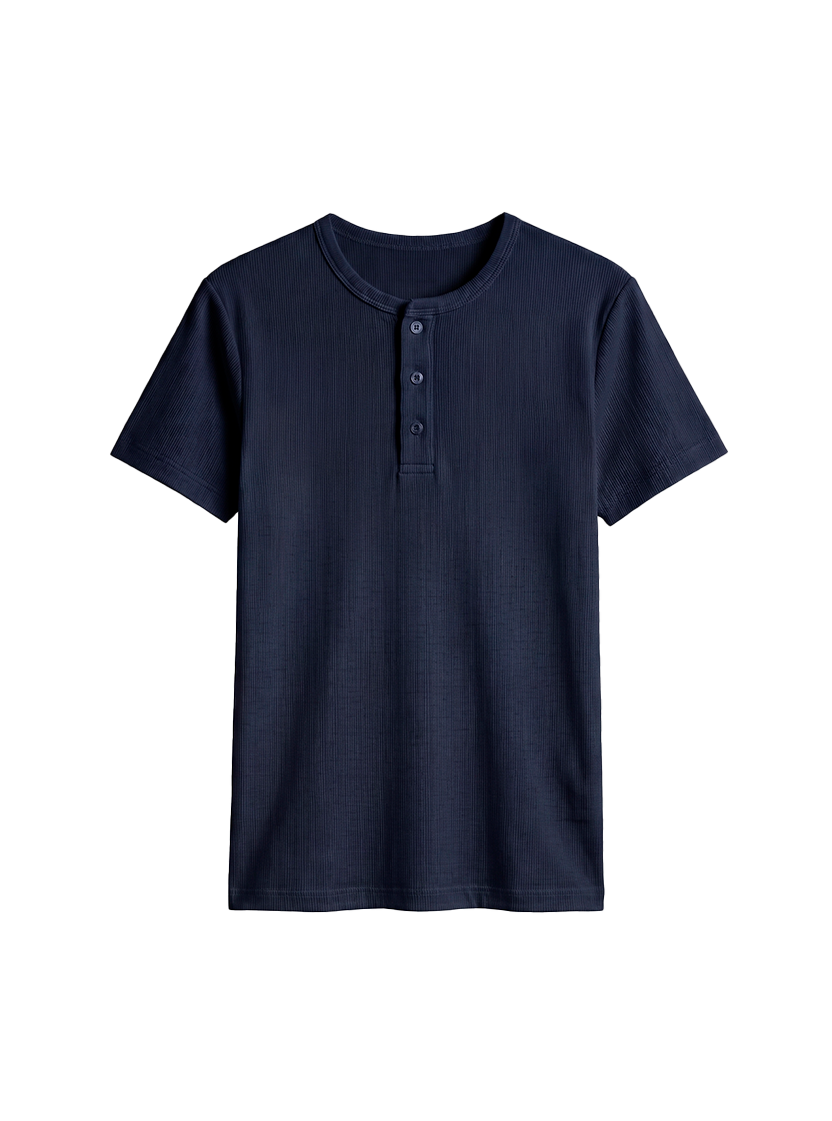 NAVY PIMA HENLEY®