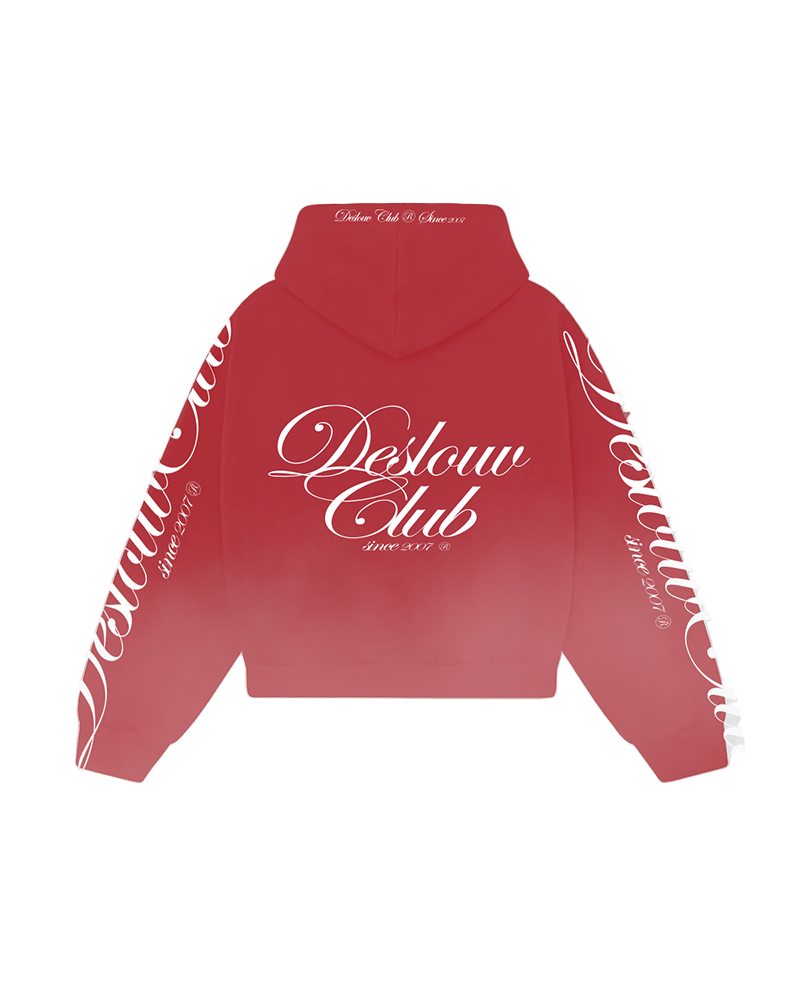 DOUBLE ZIP HOODIE RED®