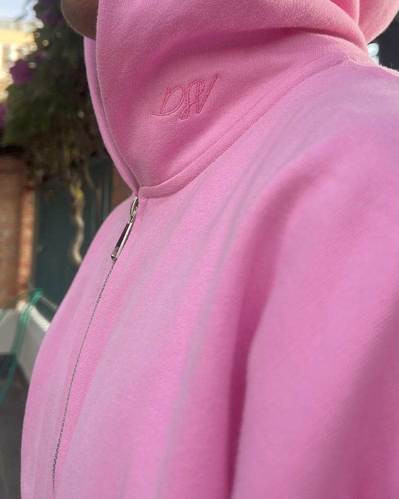 Zip Hoodie Vintage Pink®
