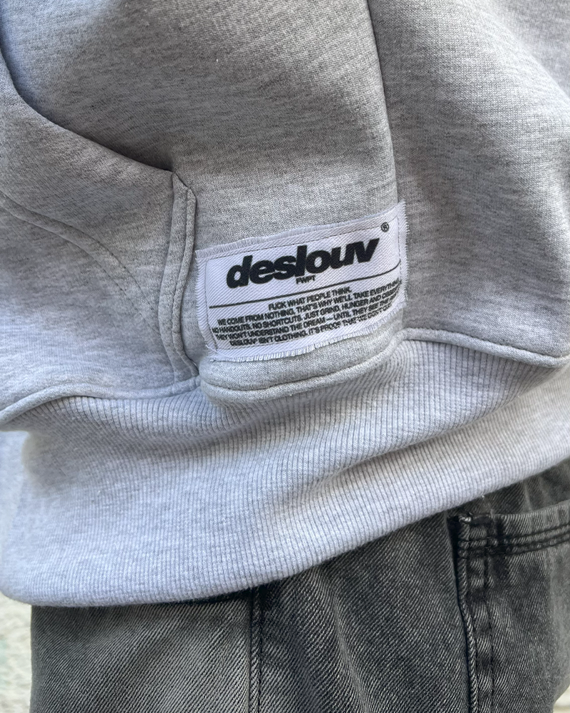 L.P DOUBLE ZIP HOODIE GREY®