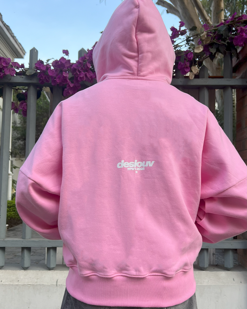 Zip Hoodie Vintage Pink®