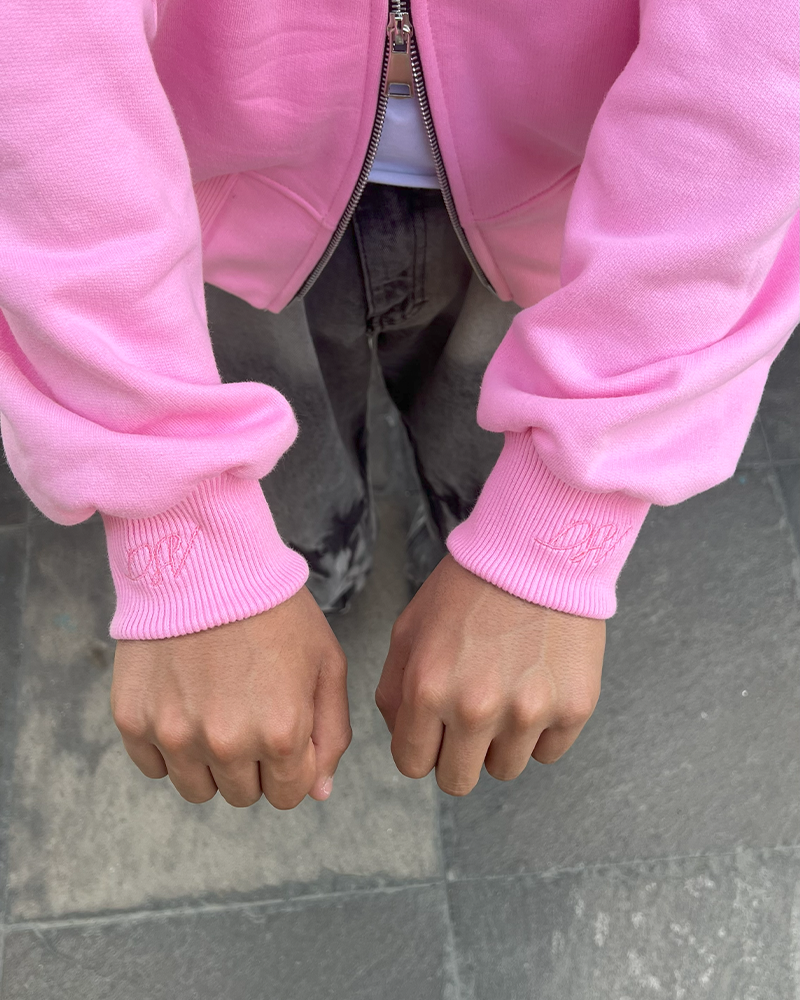 Zip Hoodie Vintage Pink®