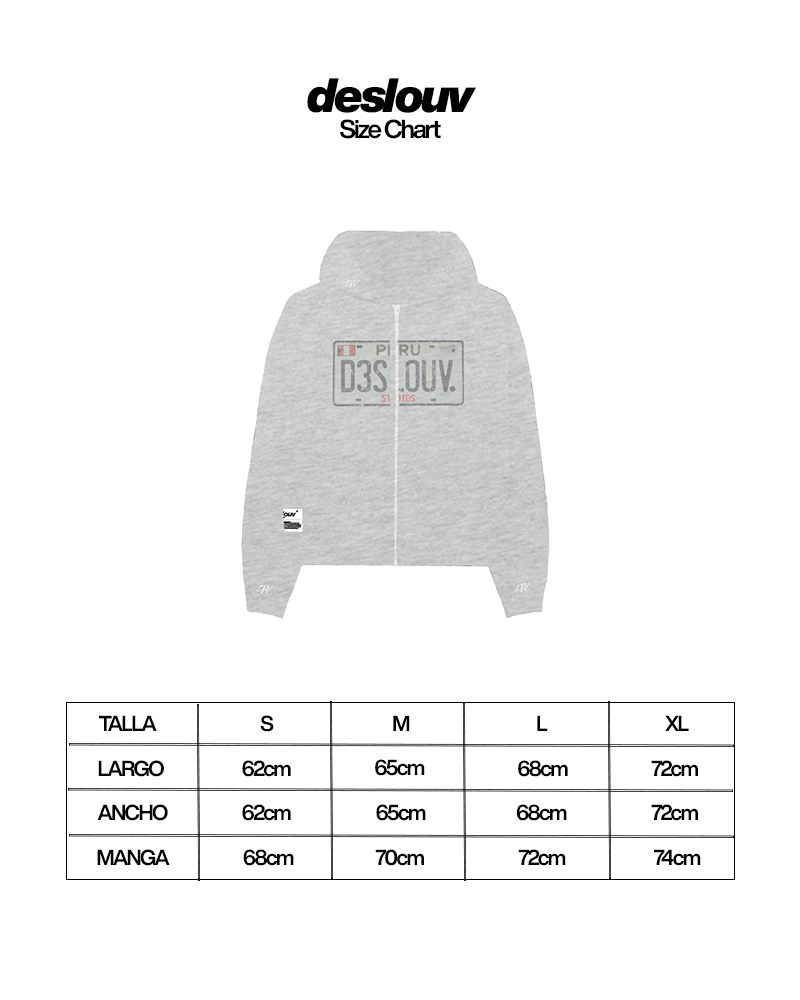 L.P DOUBLE ZIP HOODIE GREY®