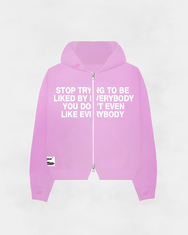 Zip Hoodie Vintage Pink®